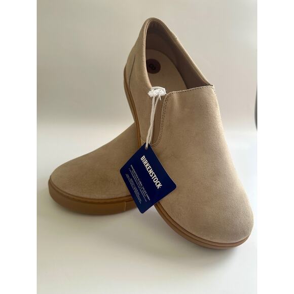 New Birkenstock Bend Low Suede Slip-on Shoes Men\'s Size 41 (US 8-8.5) Taupe NWT main image 5